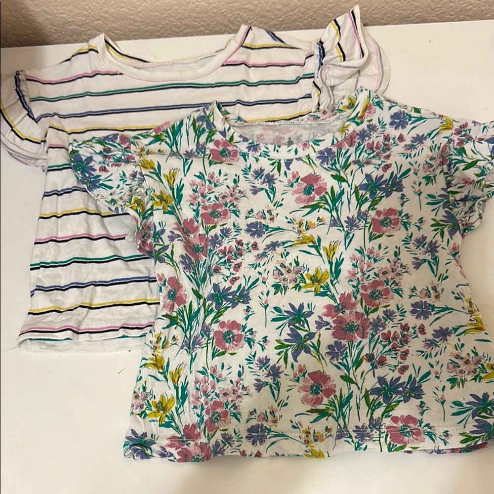 3/15$ Floral and Striped Toddler T-Shirts